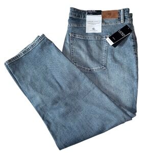 Lauren Ralph Lauren Women 22W Inseam High Rise Straight Comfort Stretch Jeans